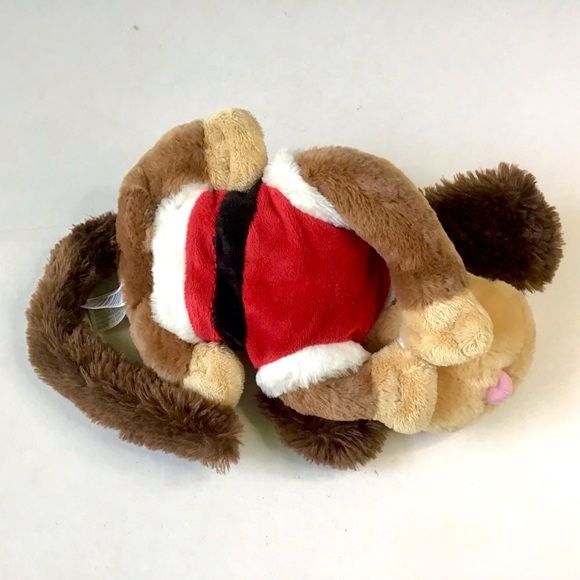 Dan Dee Animated Santa Dog 12” Plush Rolls Over Talks Bark Sings Christmas WORKS - Picture 9 of 11